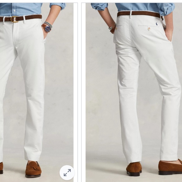 NWT RALPH LAUREN WHITE CHINOS 32 x 32 - Picture 12 of 12